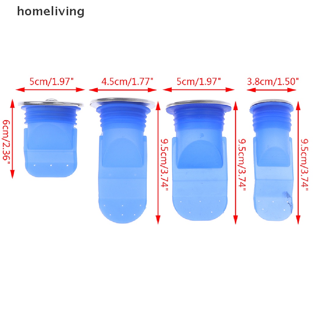 Dụng Cụ Lọc Rác Chống Mùi Hôi Bằng Silicone Cho Ống Thoát Nước Nhà Tắm