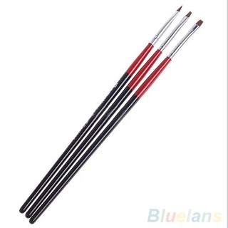 Set 3 Cọ Vẽ Móng Tay Nghệ Thuật