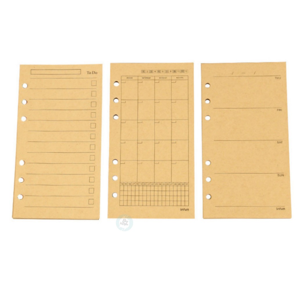 GIẤY REFILL CHO PLANNER VER 3