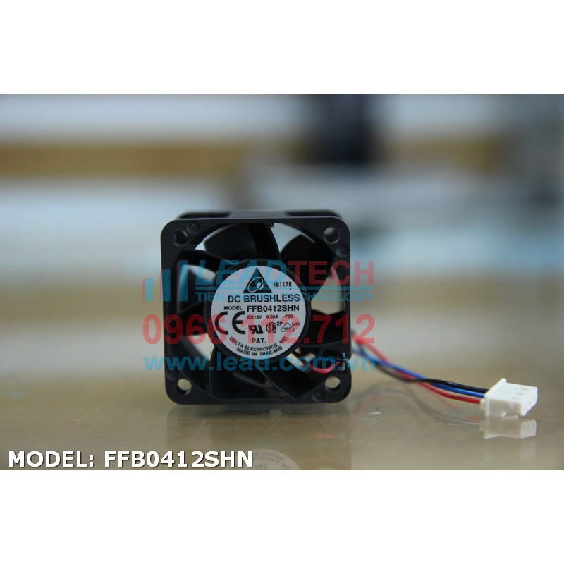 QUẠT TẢN NHIỆT, Quạt hút DELTA FFB0412SHN, 12VDC, 40x40x28mm
