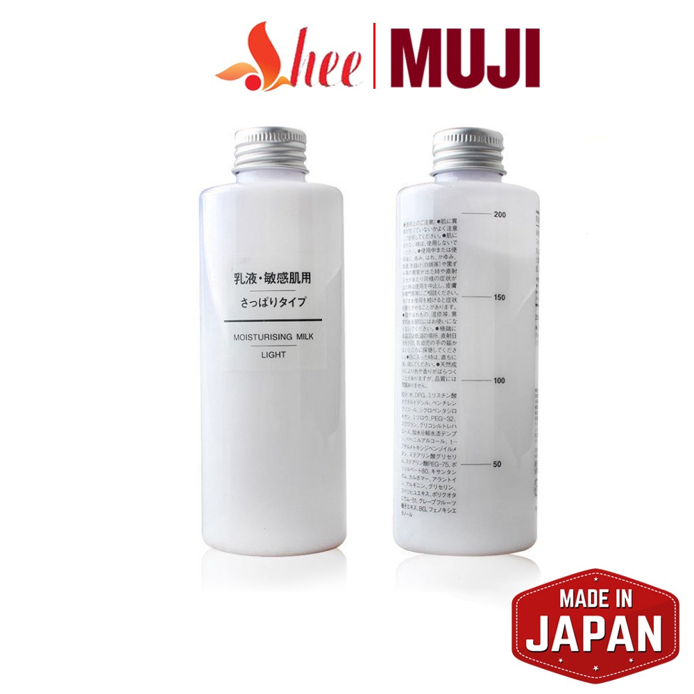 Sữa dưỡng Muji moisturizing milk 200ml