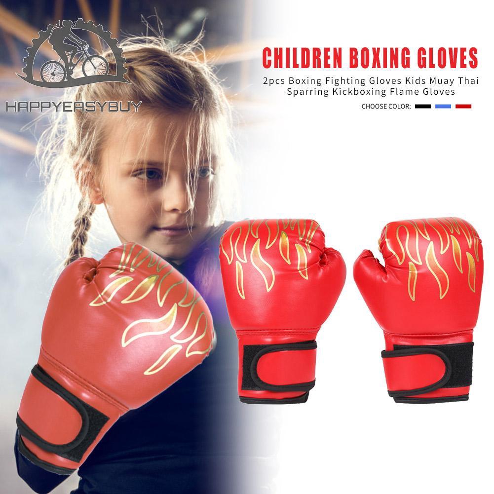 Set 2 Găng Tay Tập Boxing Thoáng Khí Cho Bé