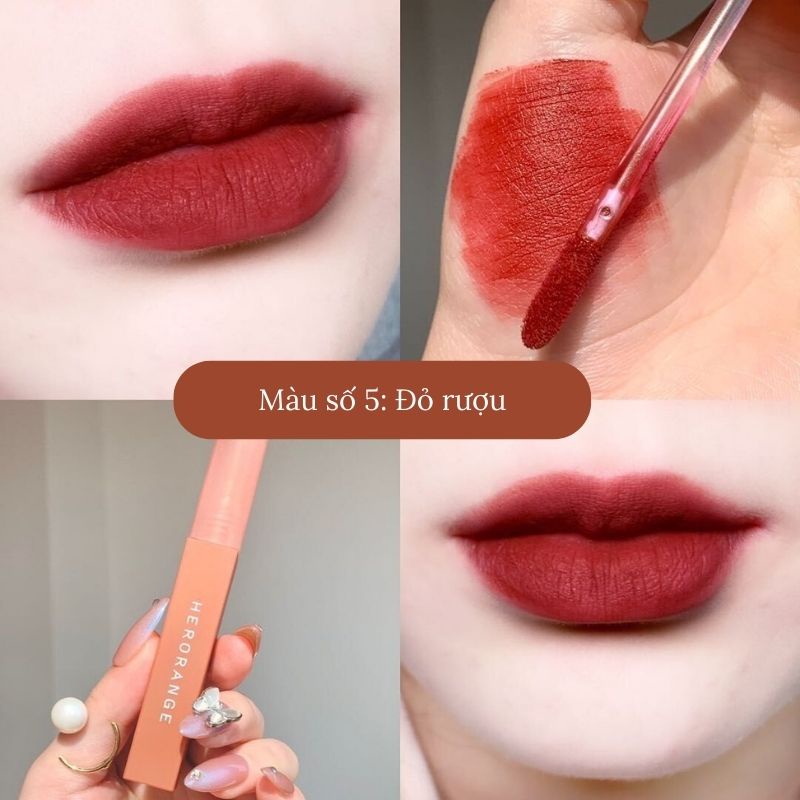 Son kem lì Hero range mềm mịn không làm khô môi lâu trôi hàng nội địa Trung jolivo P.298.01