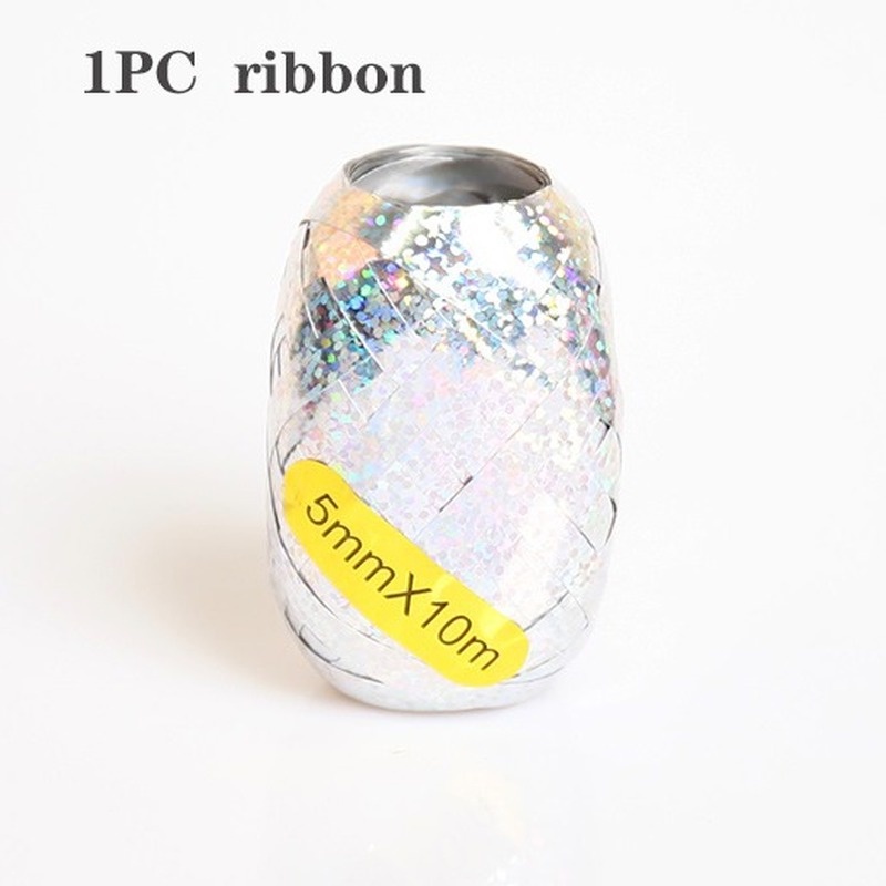 Cuộn Dây Ruy Băng Màu Vàng Hồng 5mm * 10m Trang Trí Bong Bóng