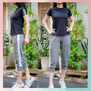 Bộ Tập Cao Cấp Quần Lửng Tập Gym - Yoga - Zumba Lagomsport