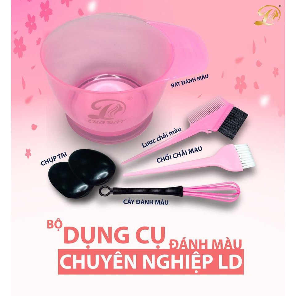 Bộ dụng cụ bát lược nhuộm tóc cao cấp chuyên dụng cho Salon (mẫu bát lớn)