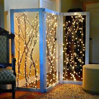 Đèn led decor, dây đèn pha lê 20 bóng bọt khí trang trí phòng ngủ