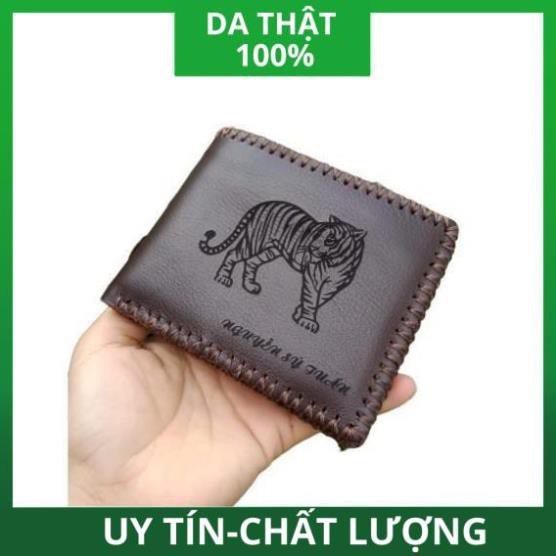 [ DA CAO CẤP ] - Ví Nam Da bò Khắc Tên Handmade Dáng Ngang TORUSA LEATHER Bảo Hành 12 Tháng