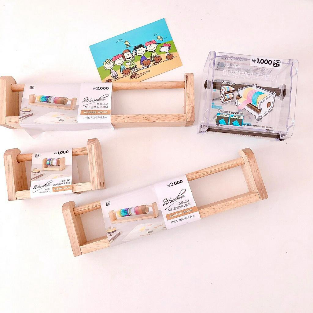 DỤNG CỤ ĐỰNG CẮT WASHI TAPE DAISO HÀN - tạp hóa Riland