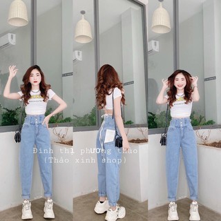 ��Quần Baggy Jeans 3 Nút