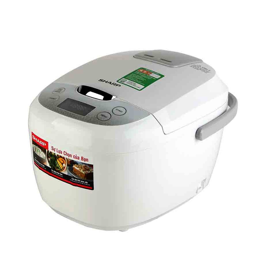 Nồi Cơm Điện Tử Sharp KS-COM185EV-SL (1.8L)-Hàng Chính Hãng