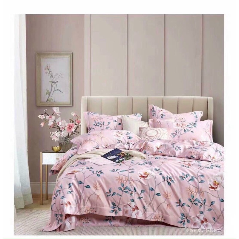 [Mã SKAMLTS7 giảm 10% đơn 150K] Tencel bộ chăn ga 5-27p(chính hãng giá xưởng) mền2mx2m1 Ôm dây khoá