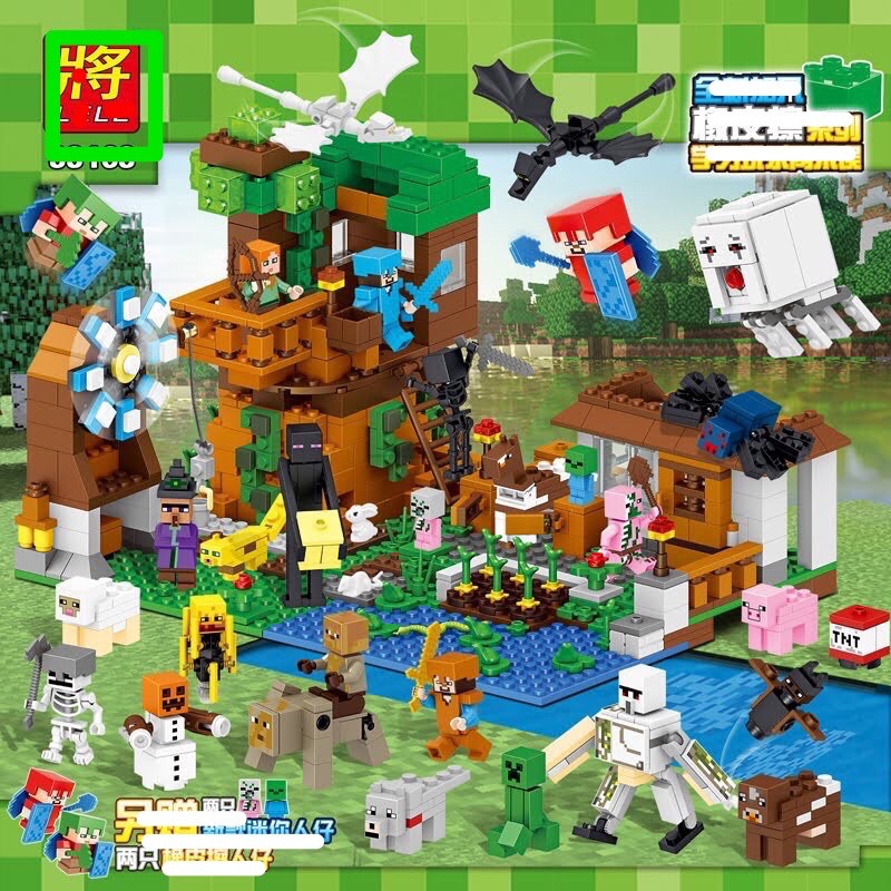 Bộ đồ chơi x-p hình Lego minecraft My World