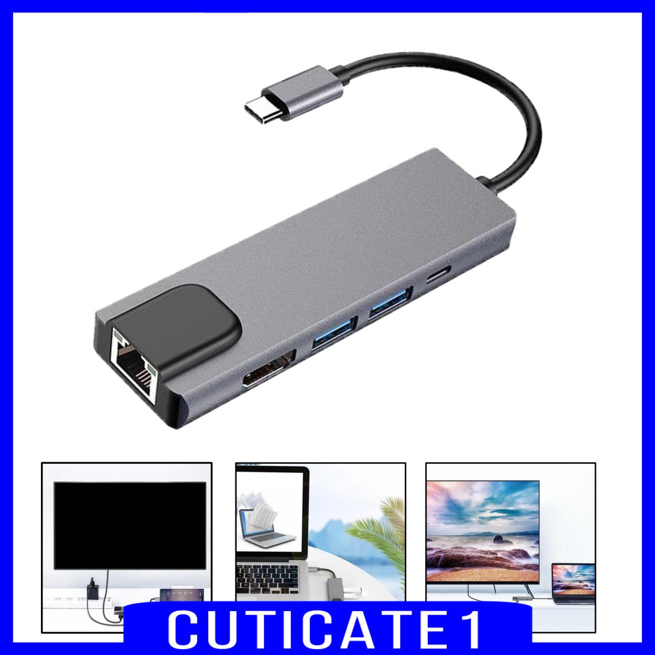 Dây Cáp Mở Rộng 5 Trong 1 Usb Type-C Hub Usb 3.0 Dài 100m