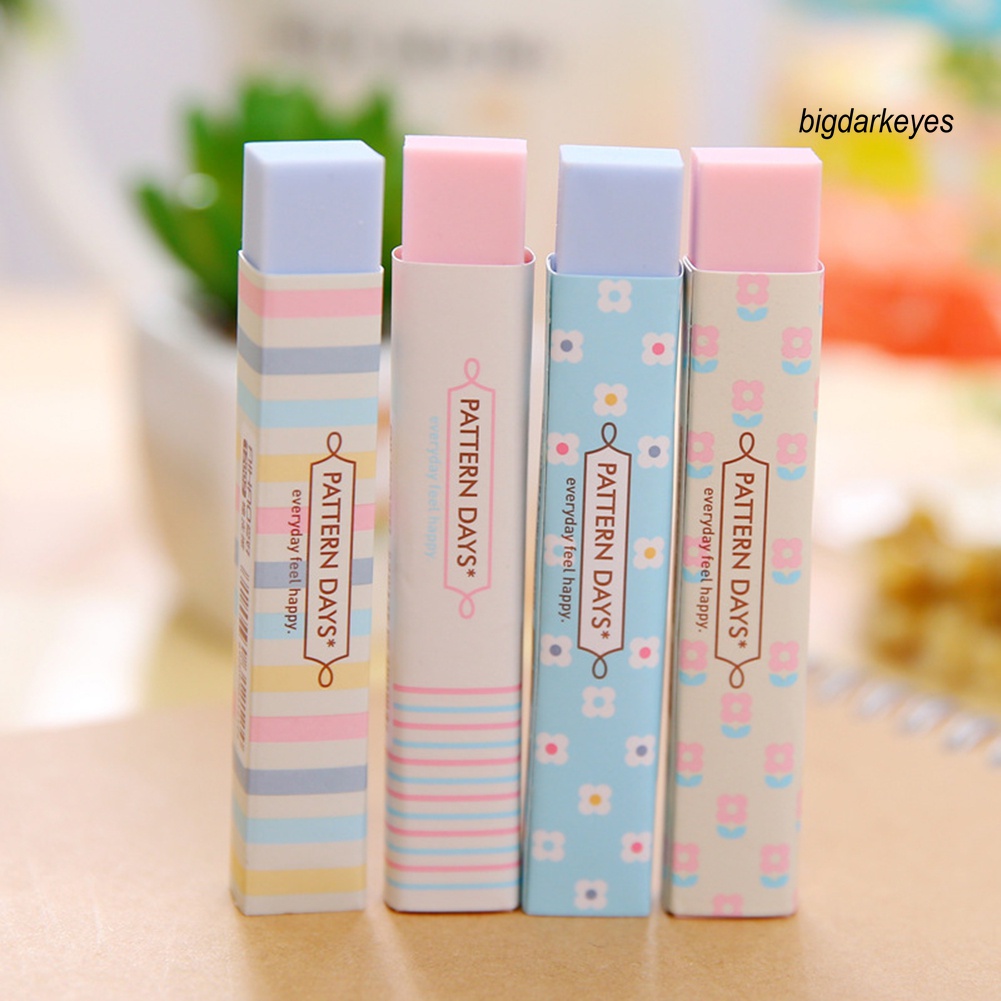 Gôm Tẩy Họa Tiết Hoạt Hình Màu Sắc Ngọt Ngào Tiện Dụng Cho Học Sinh