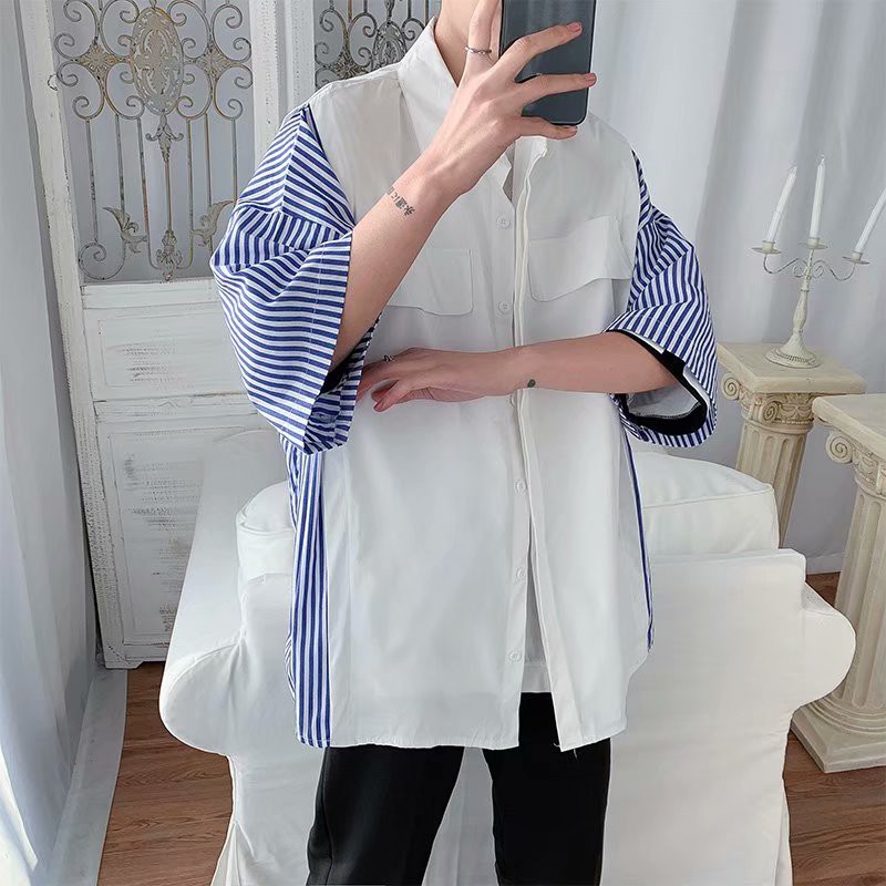 Áo sơ mi tay ngắn thời trang dành cho nam | BigBuy360 - bigbuy360.vn