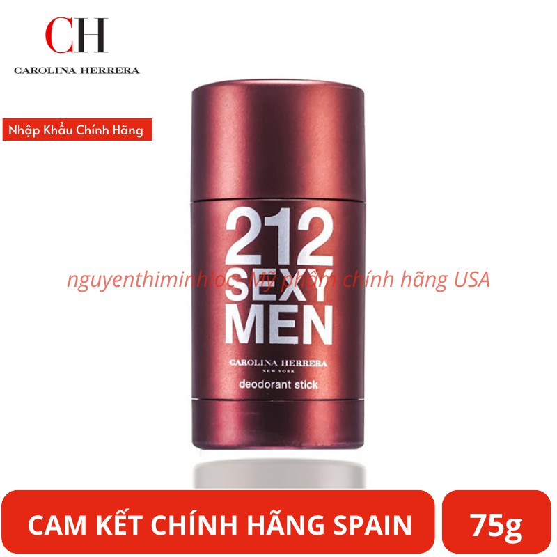 Lăn Khử Mùi Nước Hoa Nam Carolina Herrera 212 Sexy Men