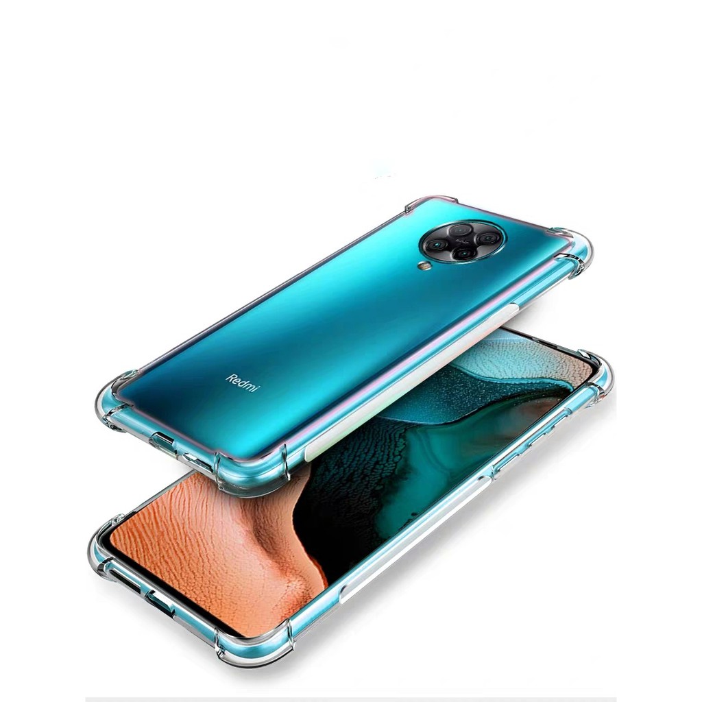 Ốp lưng Redmi K30 Pro / Poco F3 / F5 / K40 / Poco F2 Pro / K40 Gaming / K50 / K50 Pro dẻo trong suốt lồi 4 góc hạn chế ố