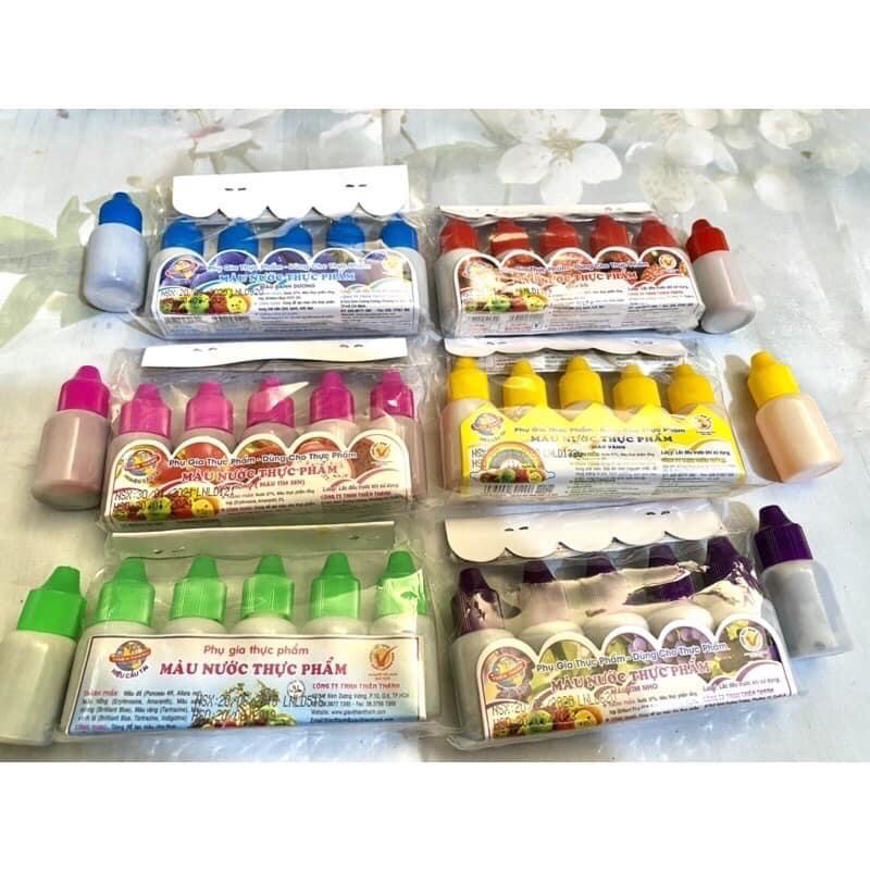 Màu thực phẩm an toàn cho bé/lọ