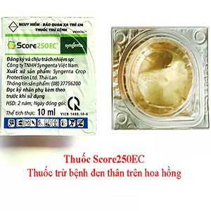 [SIEURE] trừ bệnh Score 250EC -  Thuốc trừ bệnh đen thân cho hoa hồng hàng đẹp, phân phối chuyên nghiệp.