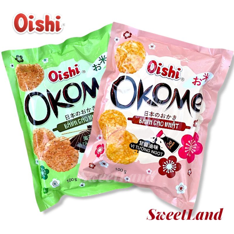 Bánh gạo nhật Oishi Okome gói 100g