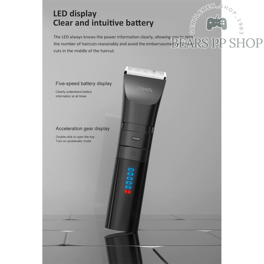 Tông Đơ Cắt Tóc Chuyên Nghiệp Cho Người Lớn Trẻ Em Riwa 6101 I Máy Bảo Hành Máy 3 Năm Il TĂNG Cửa Hàng