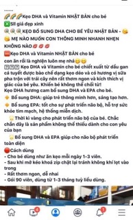 Kẹo dẻo DHA của nhật
