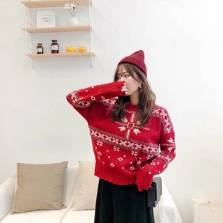 Áo len hoạ tiết