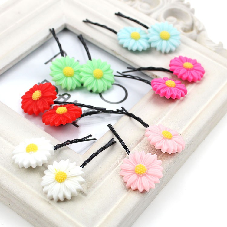 Set 10 kẹp tóc cúc họa mi sbsx