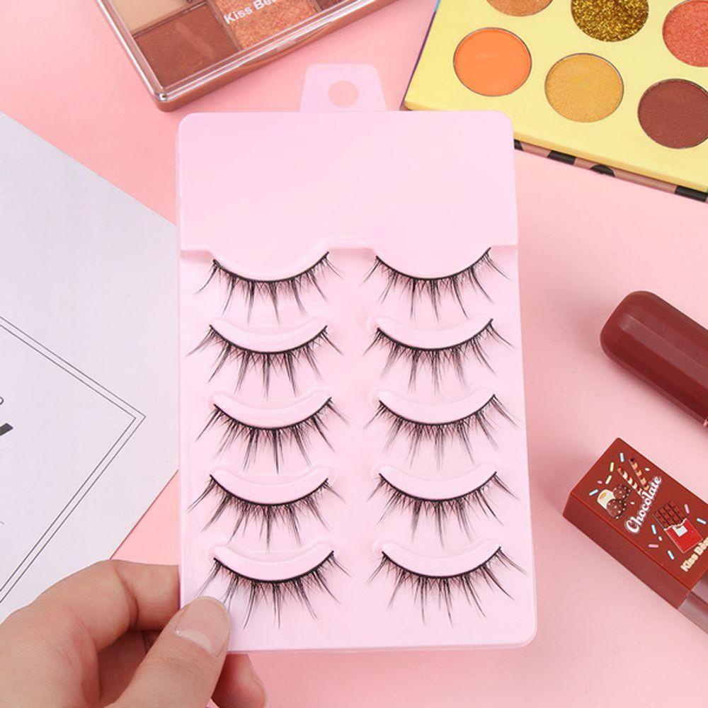 Set 5 Cặp Lông Mi Giả Dày Tự Nhiên Hóa Trang Nhân Vật Quỷ Nhỏ