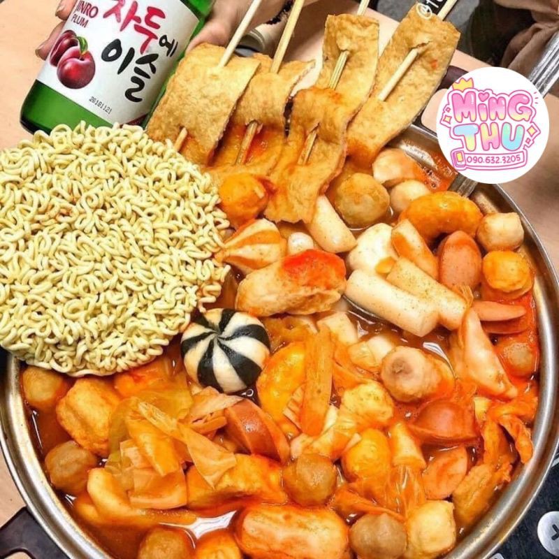 Topping Mua Thêm Set Thả Lẩu Bánh Gạo Tokbokki