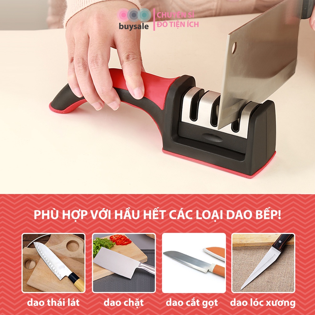 Dụng cụ mài dao 3 cấp độ cầm tay tiện lợi, mài siêu bén_Buysales_BSPK184