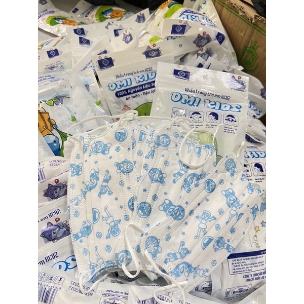 Khẩu trang cua trẻ em 4-12t gói 10c