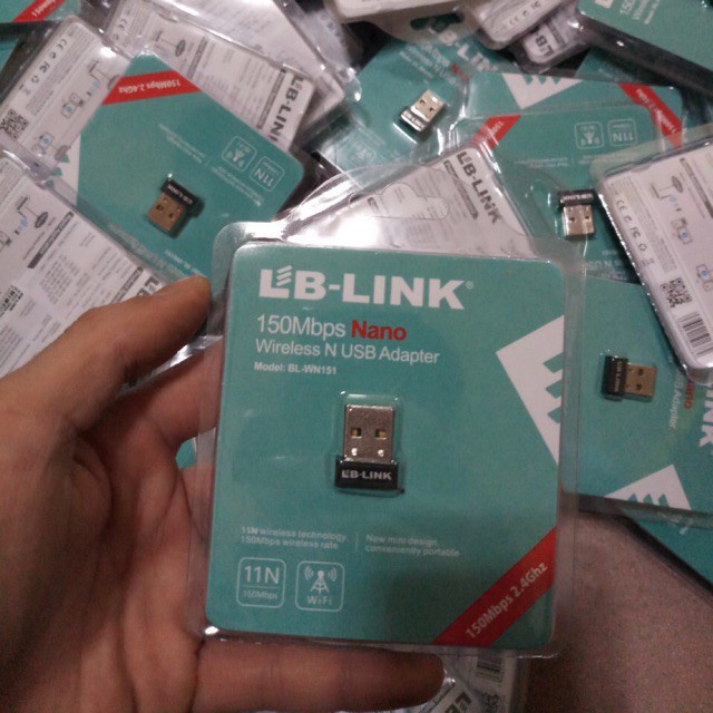 [Chính hãng] USB thu wifi Lblink WN151 dùng cho PC và Laptop tiện dụng Bảo hành 24 tháng