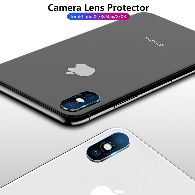 Kính cường lực độ cứng 7.5H chống trầy xước cho ống kính sau của điện thoại iPhone X/XS/XR/XS Max