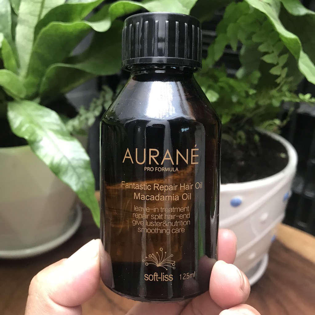 Tinh dầu dưỡng tóc SOFTLISS AURANE MACADAMIA HAIR OIL 125ml