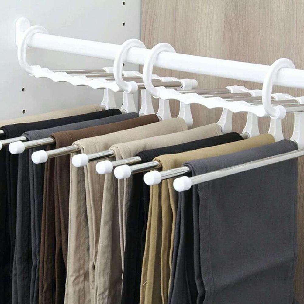 Móc Treo Quần Áo 5 Trong 1 Có Thể Gấp Gọn Tiện Dụng