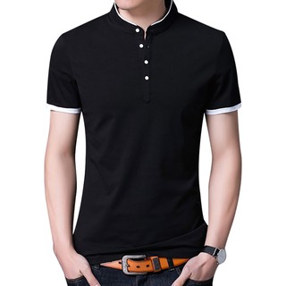 Áo Thun Nam Cổ Trụ