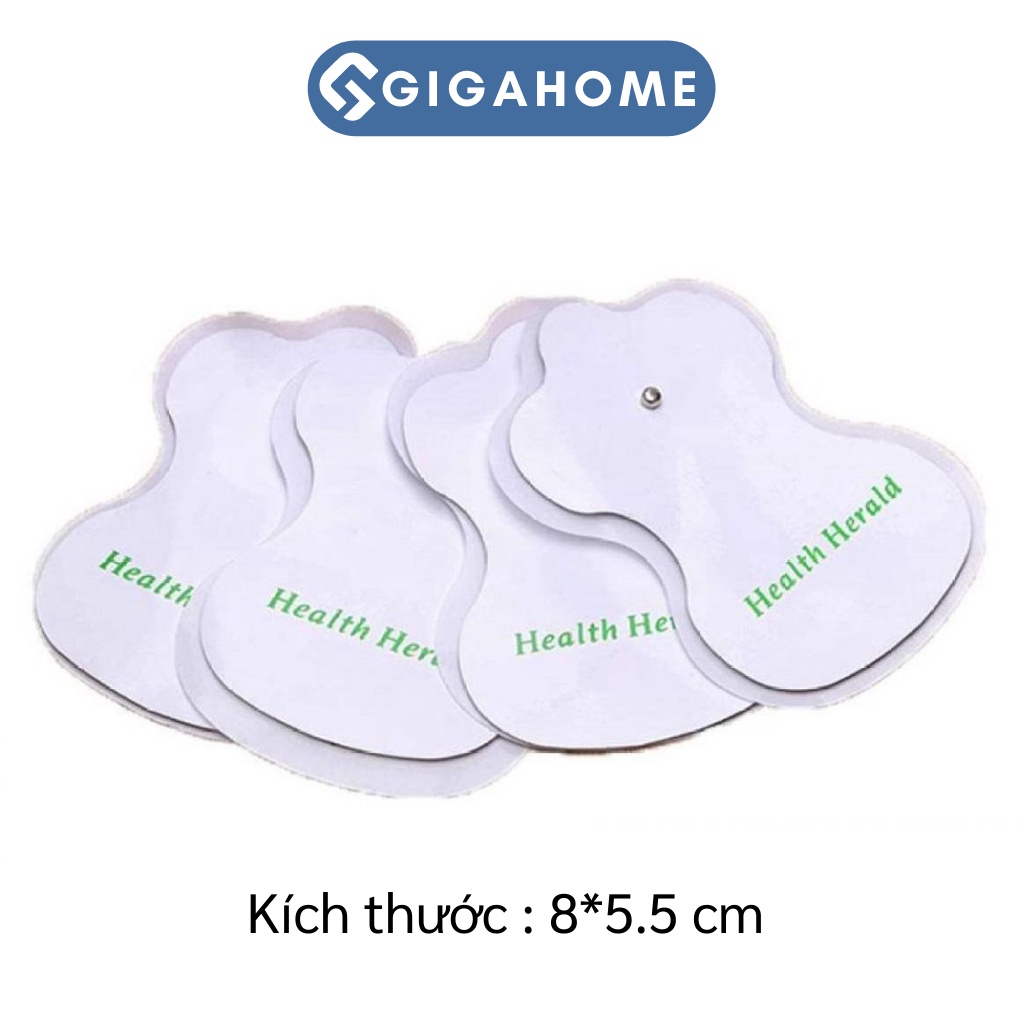 Bộ 4 Miếng Dán Dùng Cho Máy Massage Trị Liệu GIGAHOME Dán Xung Điện 2816