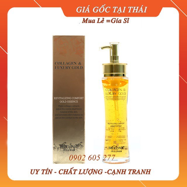 [Hàng chính hãng]Serum Tinh chất Vàng Collagen Luxury Gold 3W Clinic 150ml (mẫu mới)