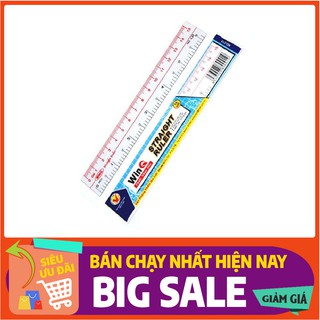FREESHIP 50K_Thước kẻ thẳng WinQ 15/20/30cm Chất liệu nhựa dẻo có thể bẻ cong và ít bị xước