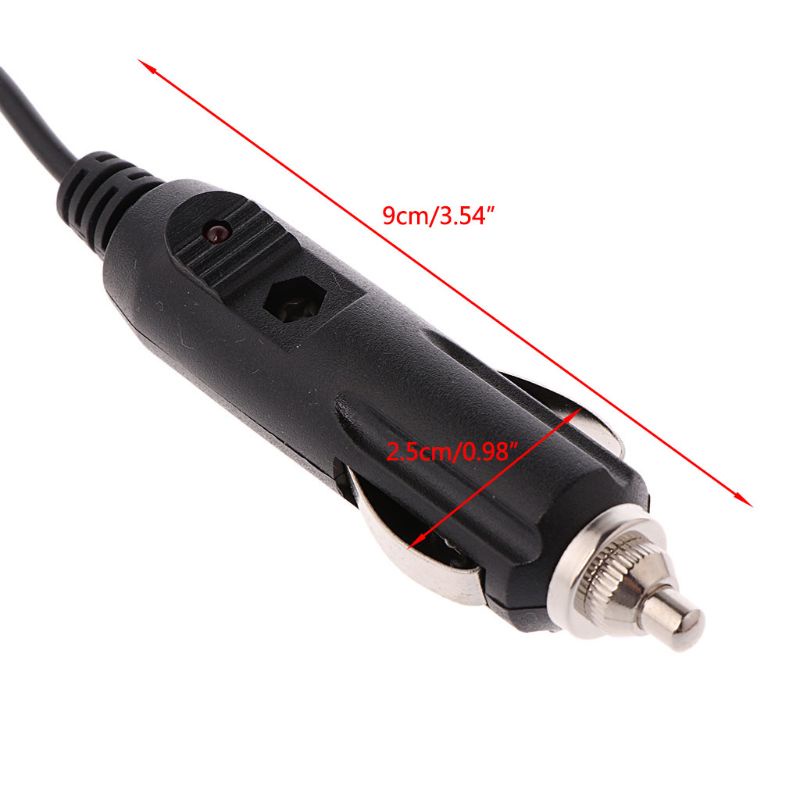 Dây Cáp Nối Tẩu Sạc Cho Xe Hơi 3M 12V DC 5.5mm x 2.1mm