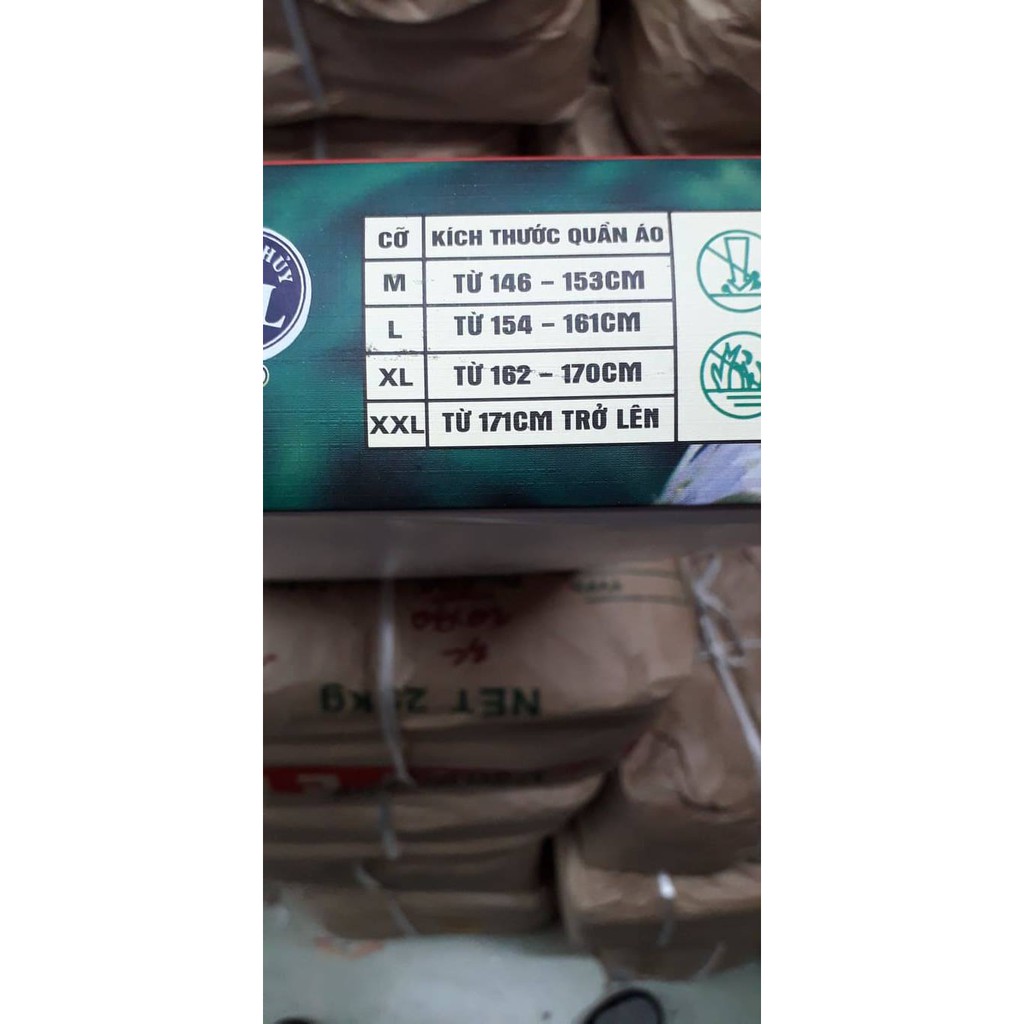 BỘ ÁO MƯA SƠN THỦY 2 LỚP K4 - Áo mưa may bằng vải tráng nhựa PVC