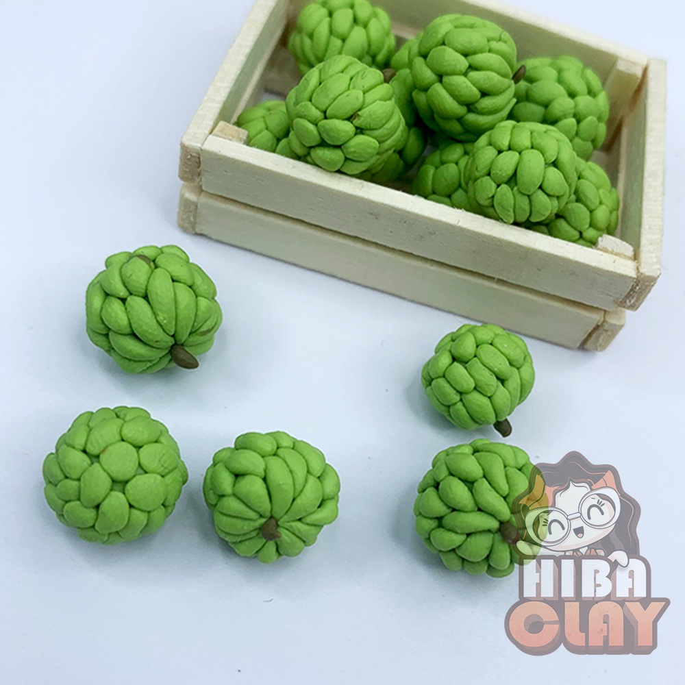 Quả na Mini Food, đồ ăn tí hon , đồ ăn mini mô hình cho búp bê DIY