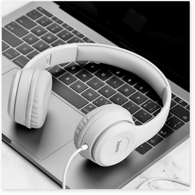 Tai Nghe Chụp Tai Hoco W21- 3 Màu Tím/Đen/Xám - Hàng Chính Hãng #Belike