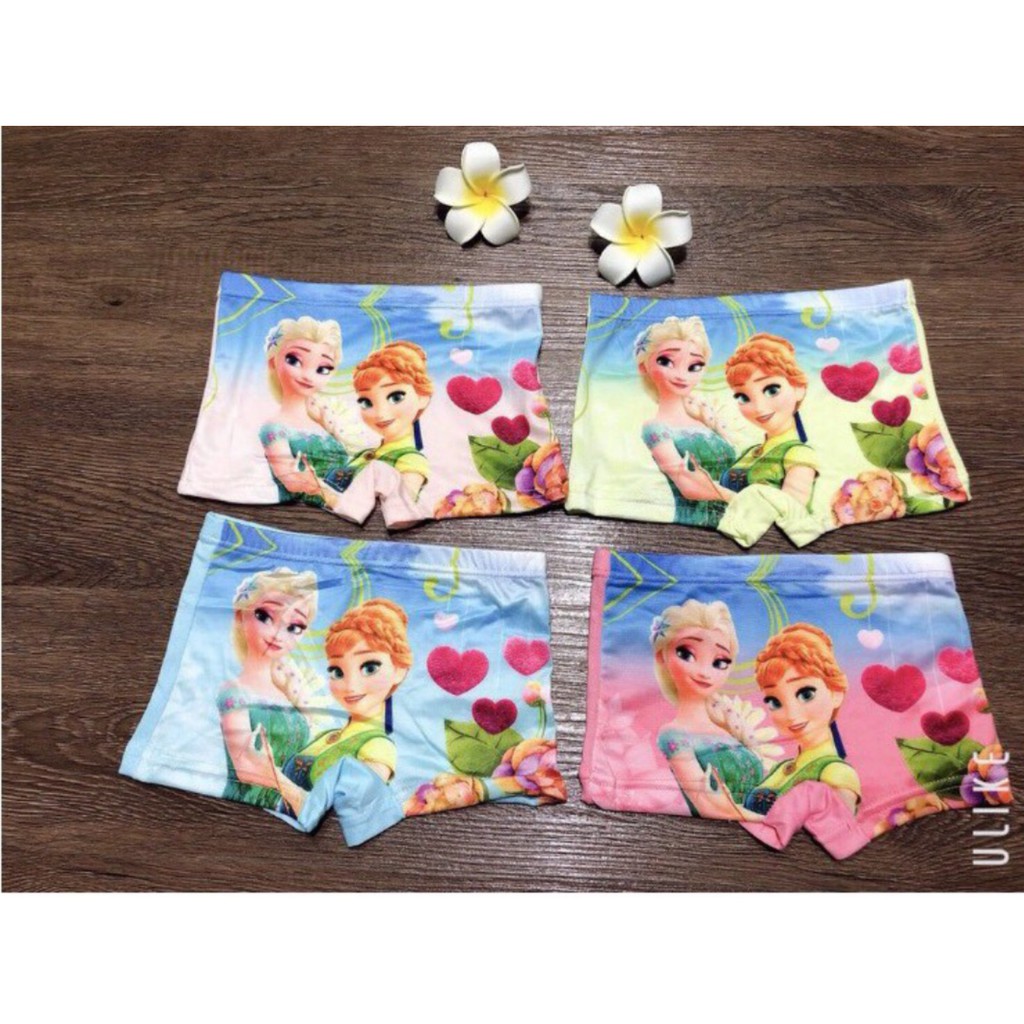 Set 2 quần đùi elsa cho bé siêu xinh - co giãn tốt (quần chip elsa)