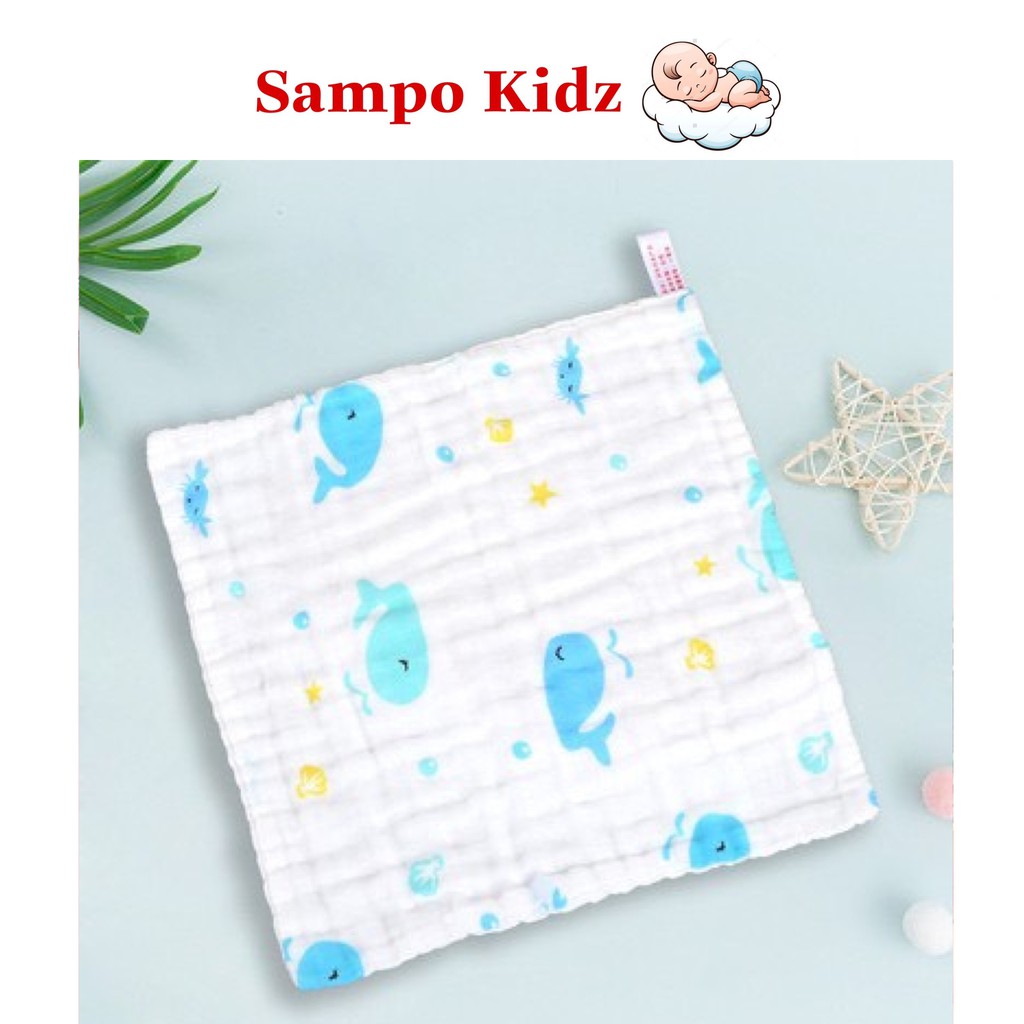 Khăn sữa 6 lớp Siêu mềm mịn an toàn cho bé (30cm*30cm)