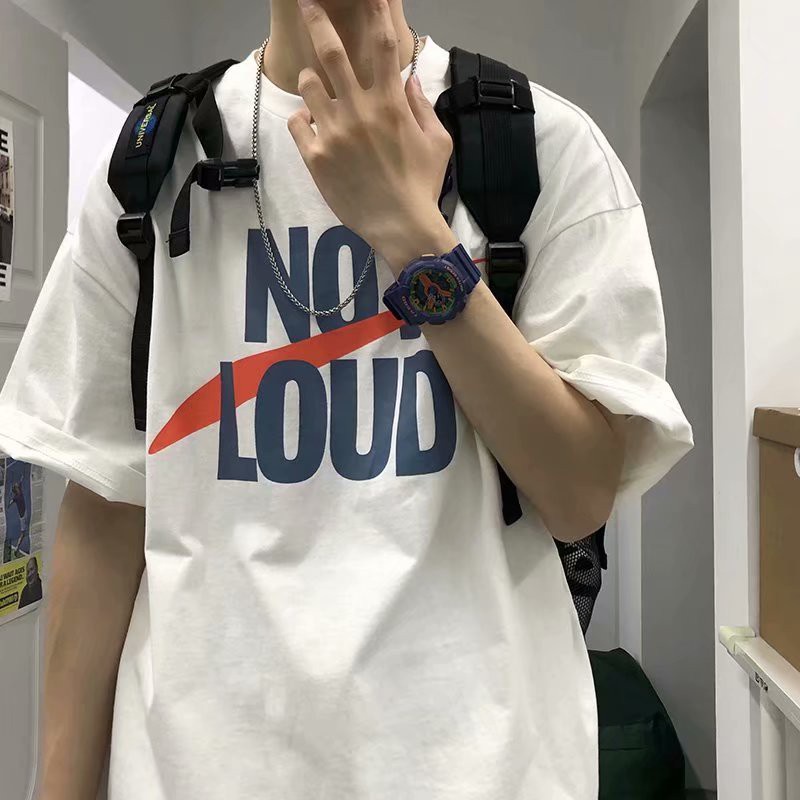 Áo thun tay lỡ unisex phom rộng JPA NOT LOUD basic tee mùa hè phông trơn nam nữ oversize J96