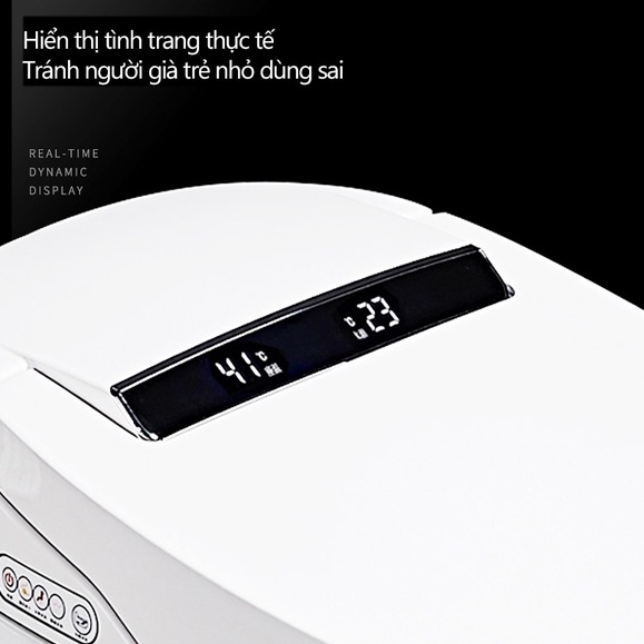Bồn cầu thông minh dùng trong gia đình Tích hợp làm sạch diệt khuẩn Bồn cầu gia đình đơn giản