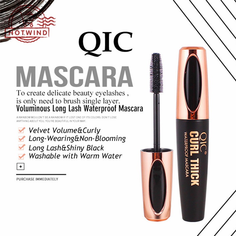 [Hàng mới về] Mascara 4D khô nhanh màu đen làm dày mi hiệu quả
